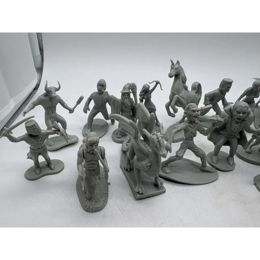 SCS Direct Fantasy Creatures Mini Figure Lot Monster Dragon Wizard Mummy Unicorn